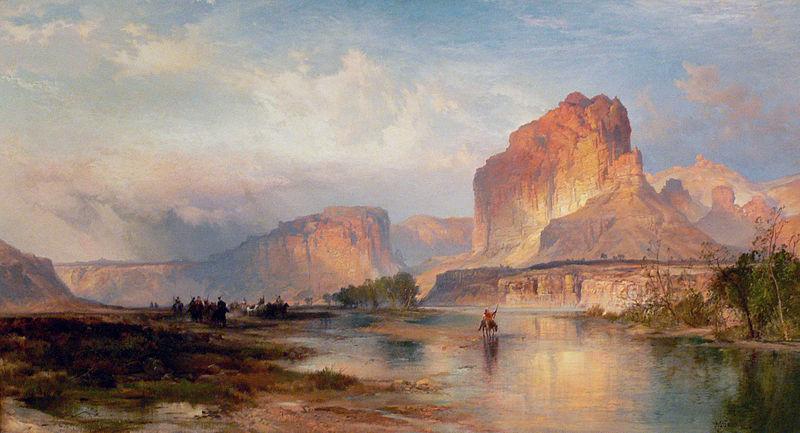 Thomas Moran Cliffs of Green River